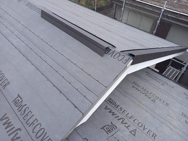 ケラバ水切りの設置